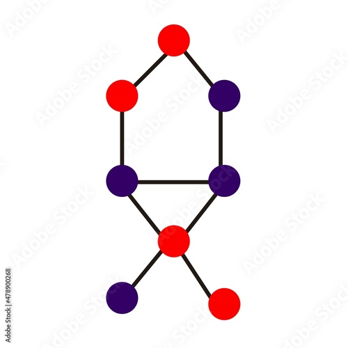 molekul symbol science vector design