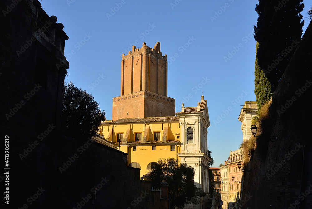 Military Cathedral of Santa Caterina da Siena in Magnanapoli and The