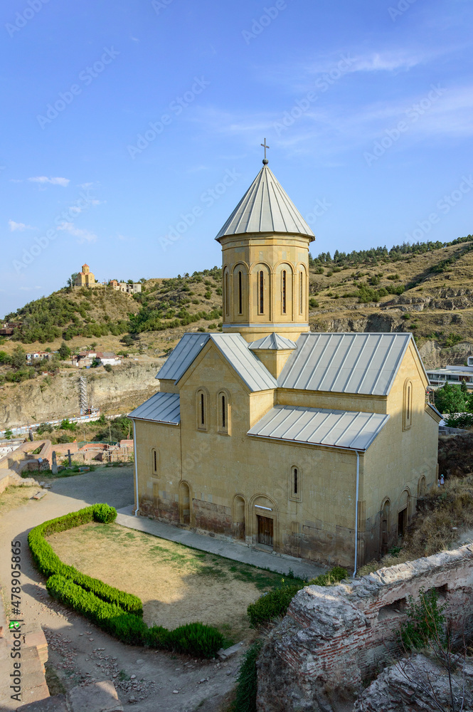 Orthodox church in Narikala fortress, Tbilisi, Georgia