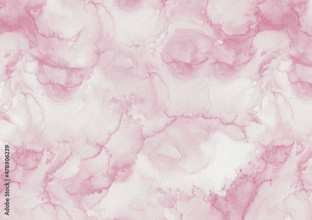 Pink Watercolor Alcohol Ink Background