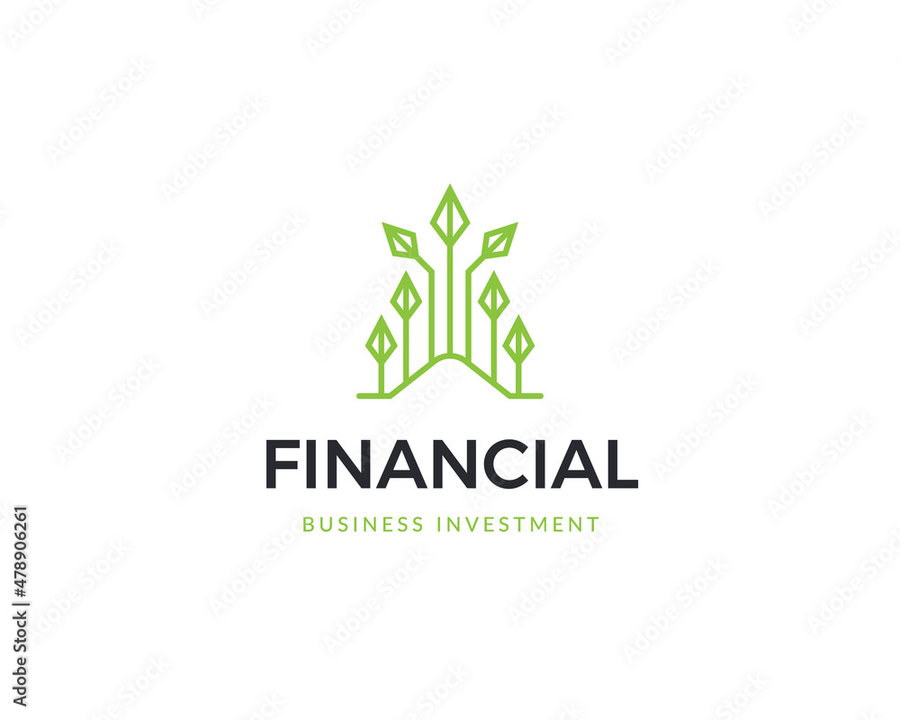 Financial stock exchange logo design Financial stock exchange logo design