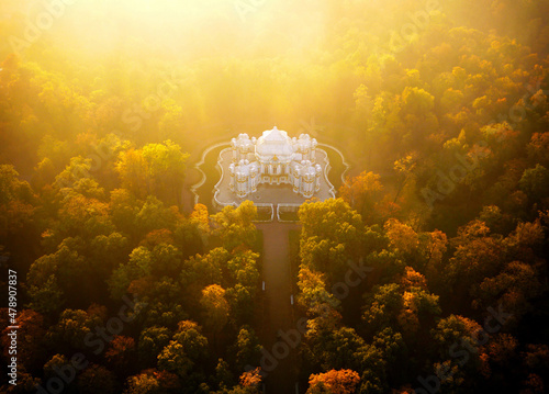 The Hermitage Pavilion in Autumn
