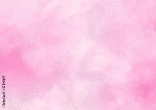 水彩　ピンク　背景　フレーム　テクスチャ
春　桜