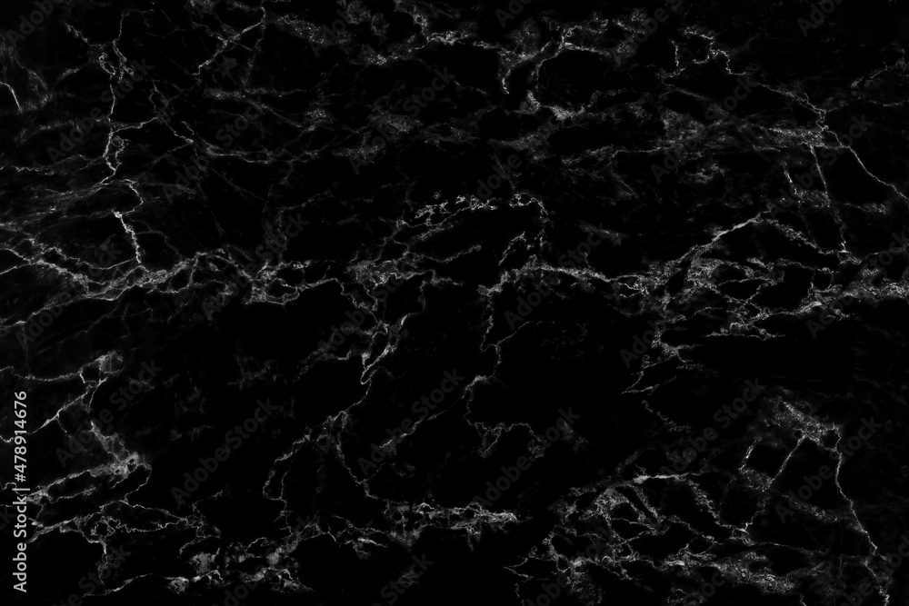 Naklejka premium Abstract Black marble texture background