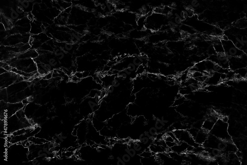 Abstract Black marble texture background