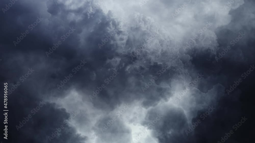 thunderstorms, dark cumulonimbus clouds 4K thunderstorms, dark cumulonimbus clouds 4K