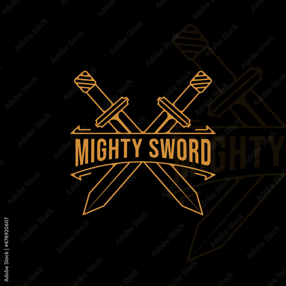 Crossed Swords Vector Art & Graphics