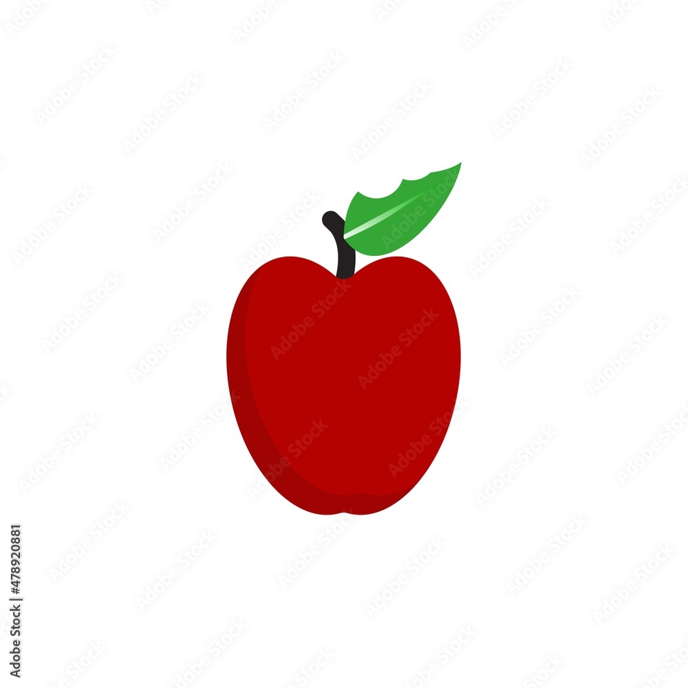 Fototapeta premium apple fruit icon design vector templates