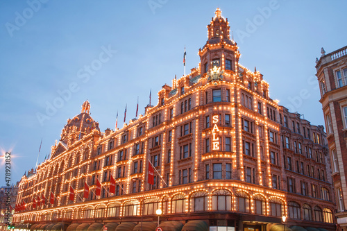 A famous department store in London. 