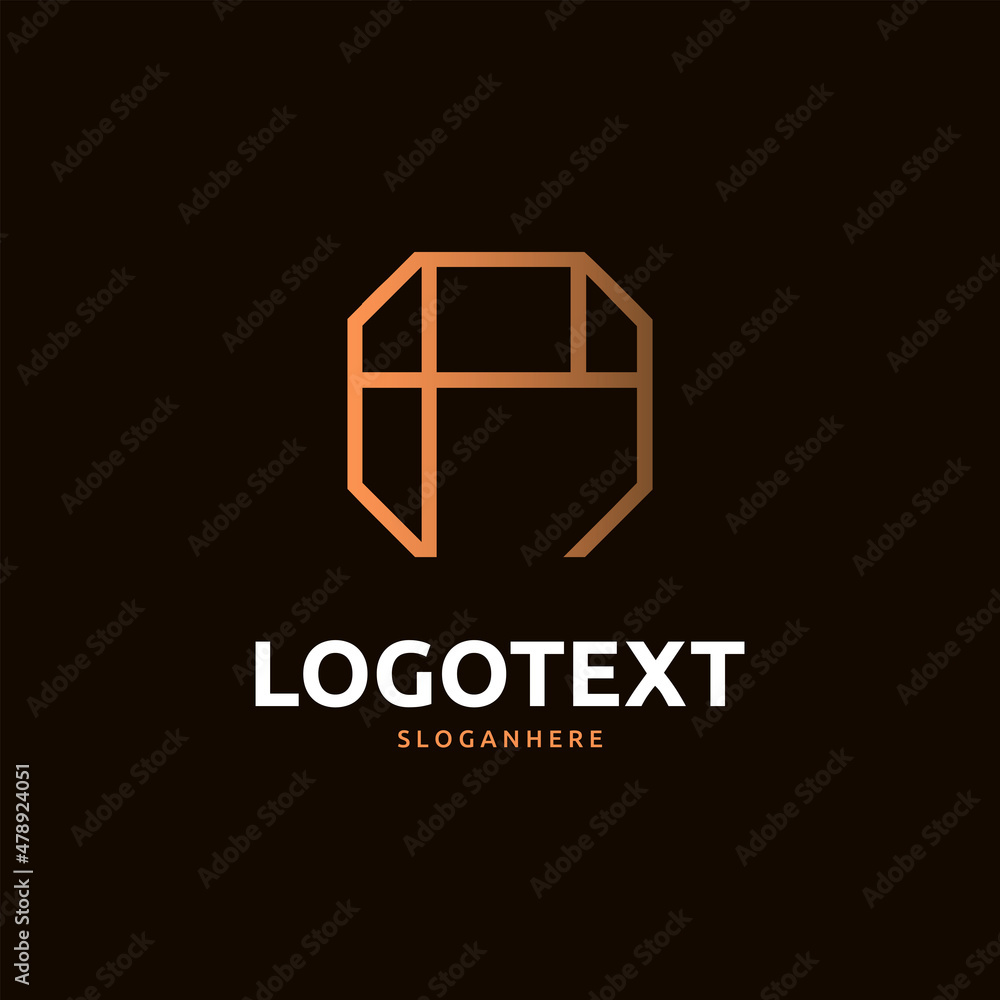 A letter golden logo abstract design on dark color background. A alphabet
A letter golden logo abstract design on dark color background. A alphabet