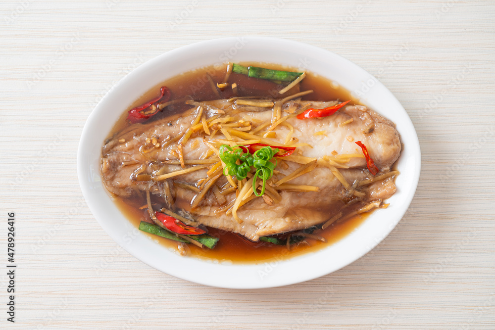Steamed Fish with Soy Sauce Steamed Fish with Soy Sauce