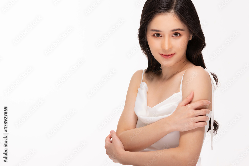 Beauty asian women portrait face with skin care healthy and skin. Beauty asian women portrait face with skin care healthy and skin.