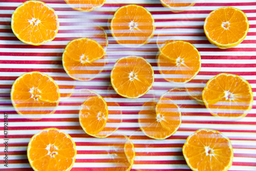 Citrus fruit, tangerines.