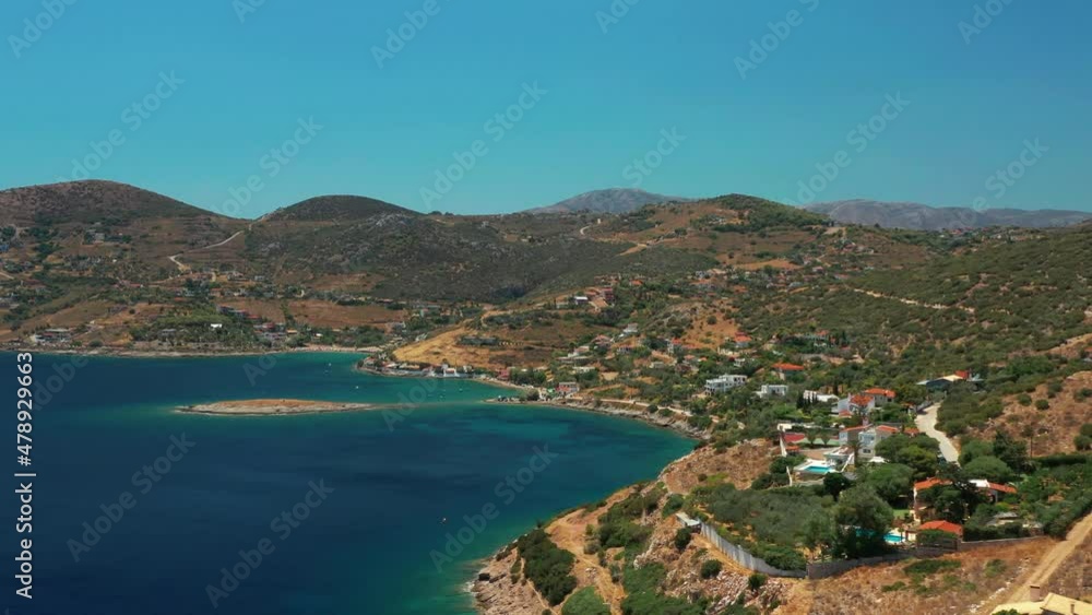 Small Town next to Sardinia Coast in Italy Small Town next to Sardinia Coast in Italy