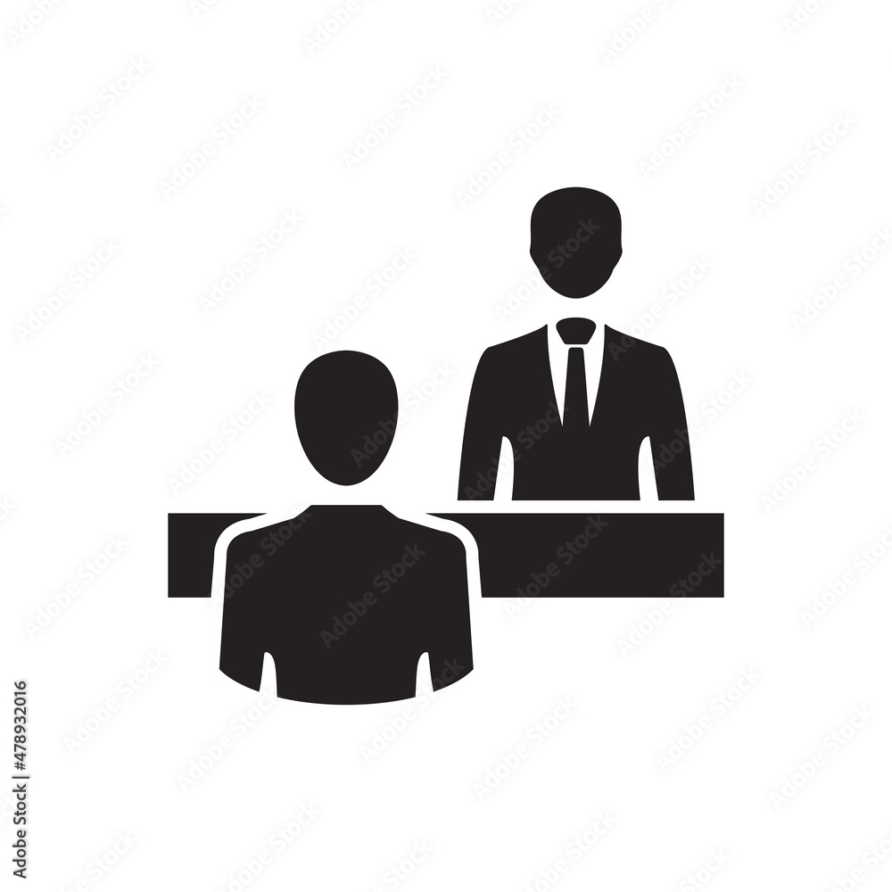 Information desk icon ( vector illustration ) Information desk icon ( vector illustration )