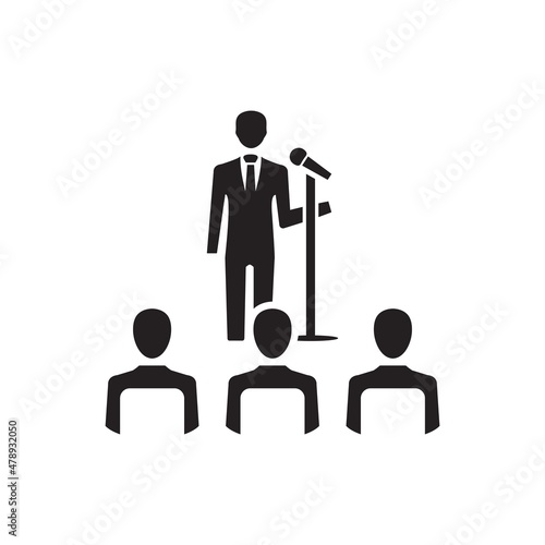 Conference icon ( vector illustration )
