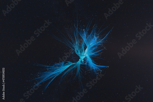 Abstract neural background photo