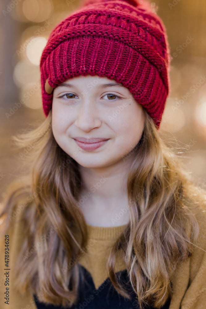 Portrait of a young girl Portrait of a young girl