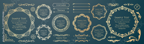 バレンタインデーのフレームデザイン。豪華でエレガントな装飾。アンティーク。ビンテージ。ゴージャス。エレガンス。