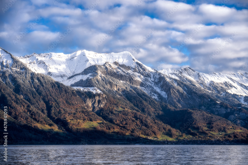 Swiss alps landscape in fall. Swiss alps landscape in fall.