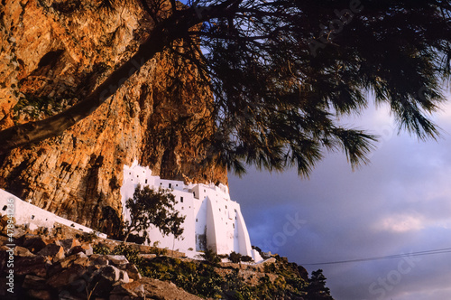 monastery of chozoviotissa on the greek island of amorgos