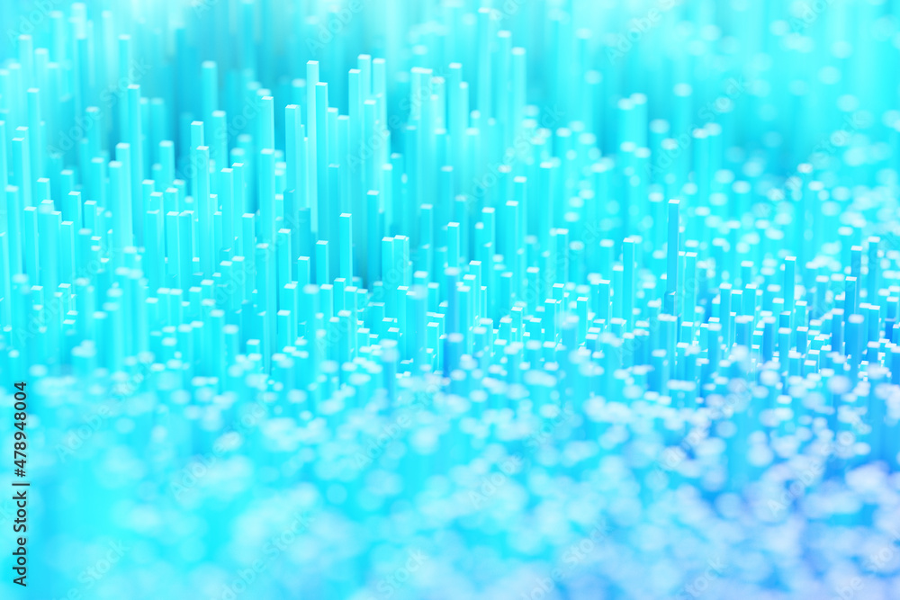 3D landscape. Abstract data visualization concept. 3D landscape. Abstract data visualization concept.