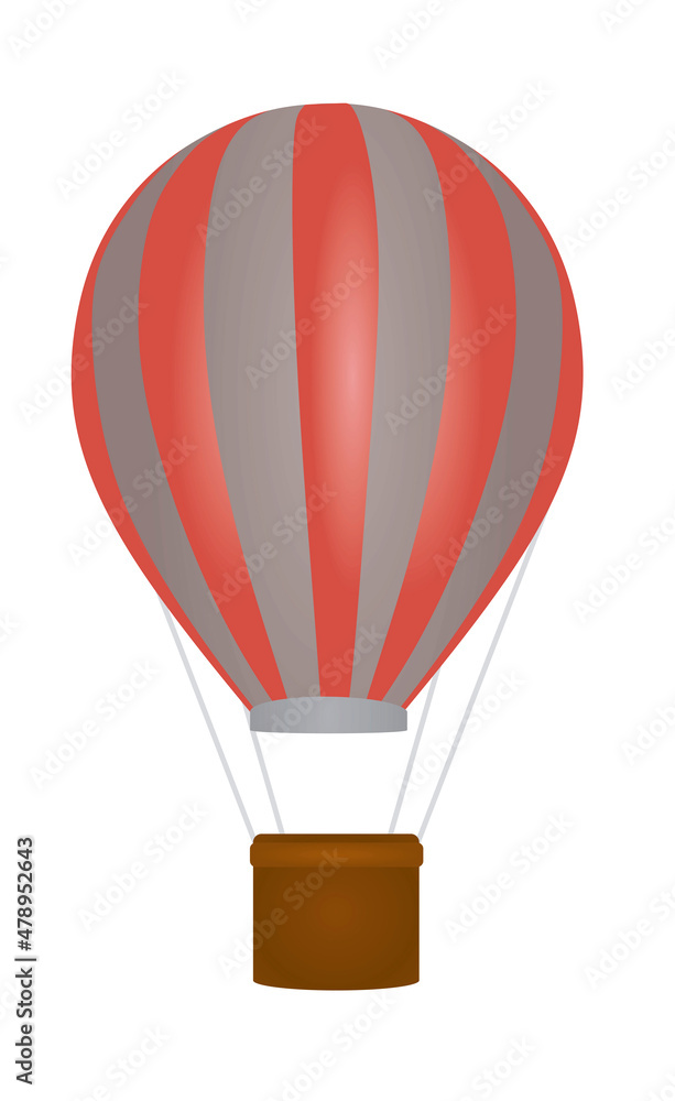 Fototapeta premium Hot air balloon. vector illustration