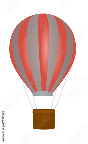 Hot air balloon. vector illustration