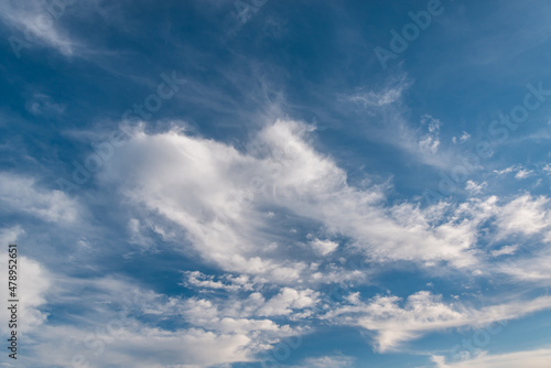 Fototapeta Naklejka Na Ścianę i Meble -  The most beautiful sky background with white clouds on shutterstock .