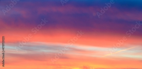 sunrise sky with clouds © Darius