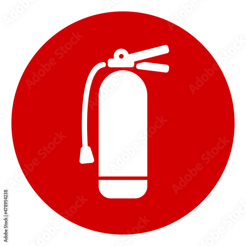 Fire Extinguisher Icon Vector Illustration