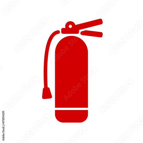 Simple Fire Extinguisher Icon Vector Illustration