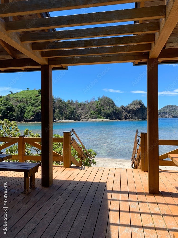Obraz premium 小笠原諸島 父島 宮之浜海岸 世界自然遺産 小笠原国立公園 小笠原 東京