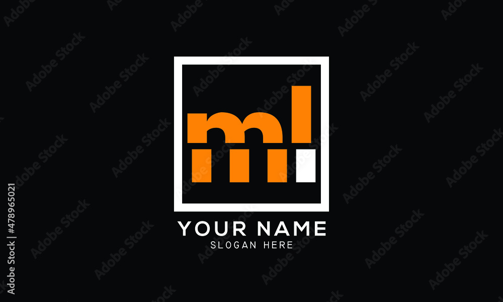 ML logo vector, 
