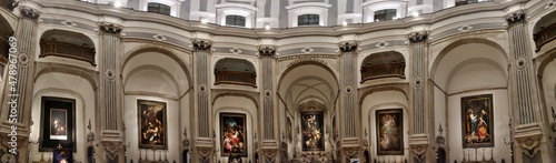 Napoli - Foto panoramica della Chiesa del Pio Monte della Misericordia photo