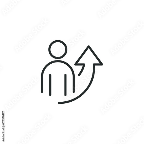 simple vector icon Evolved editable. isolated on white background. 