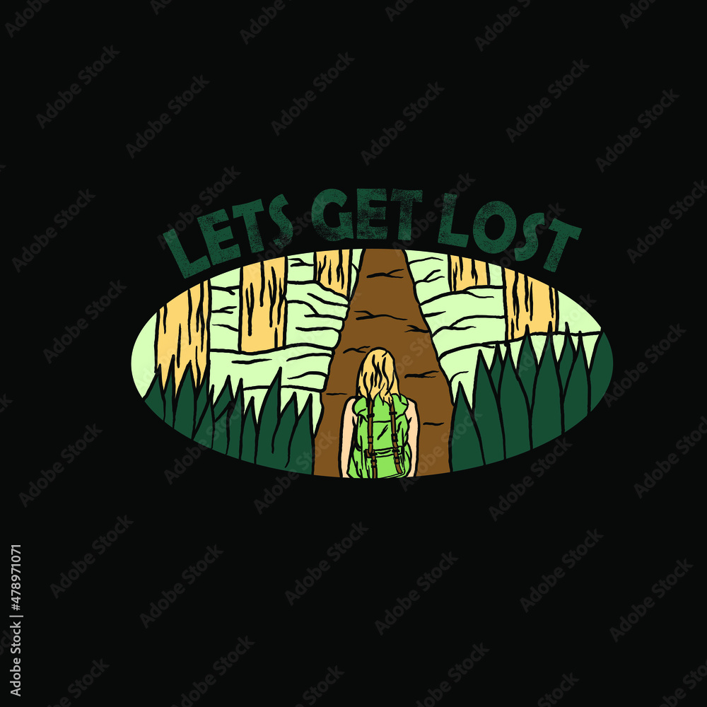 Collection of  wilderness, camping, adventure, explorer, climber emblem and logo graphics for t-shirt, apparel, merchandise sticker or others