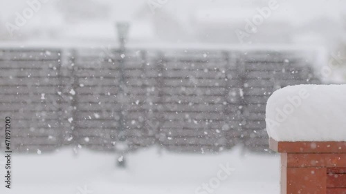 Snow in the yard, 2021/12/19