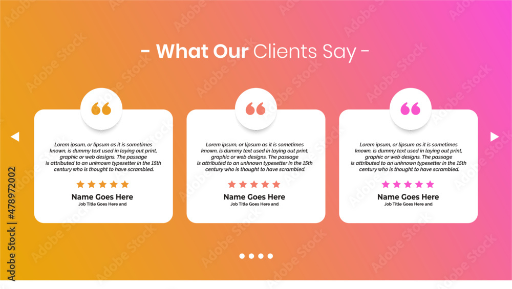 Creative Wed Testimonial banner, Quote , Infographic, Banner Template