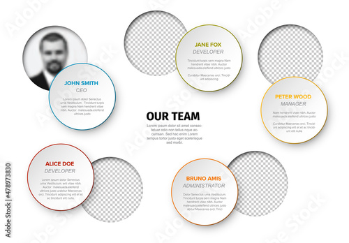Meet our company team modern presentation template