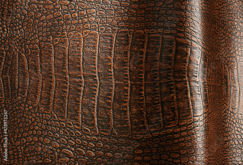 crocodile bone skin texture background Fotobehang