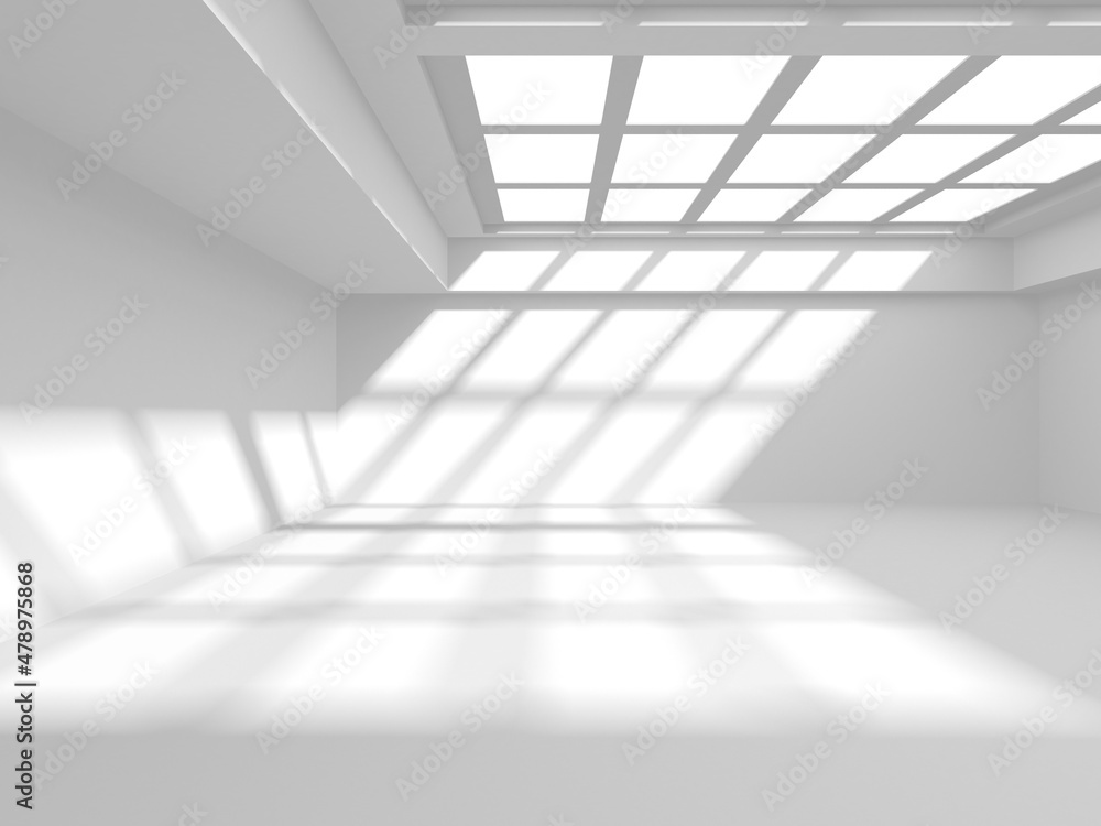 Obraz premium White Modern Background. Abstract Building Concept