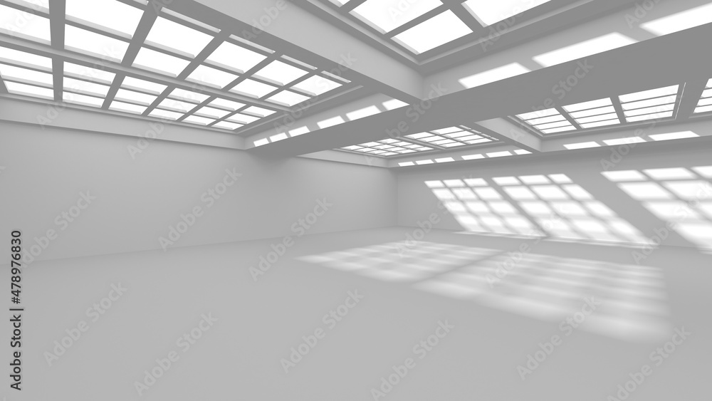 Fototapeta premium Abstract White Architecture Design Concept