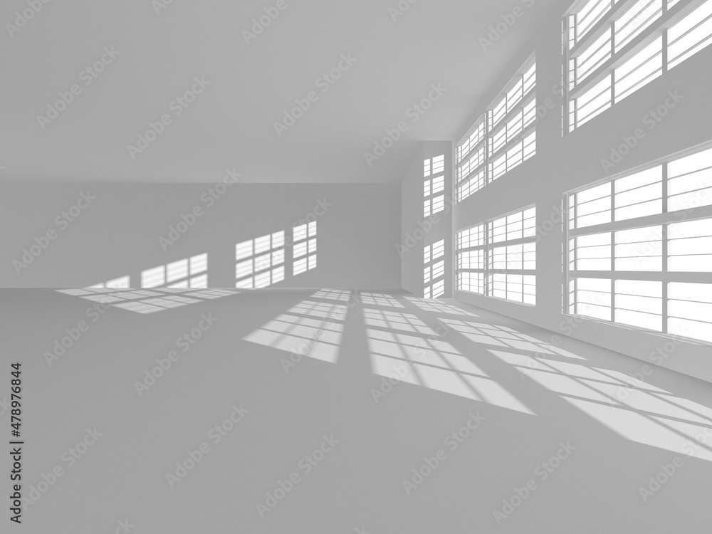 Fototapeta premium Abstract White Architecture Design Concept
