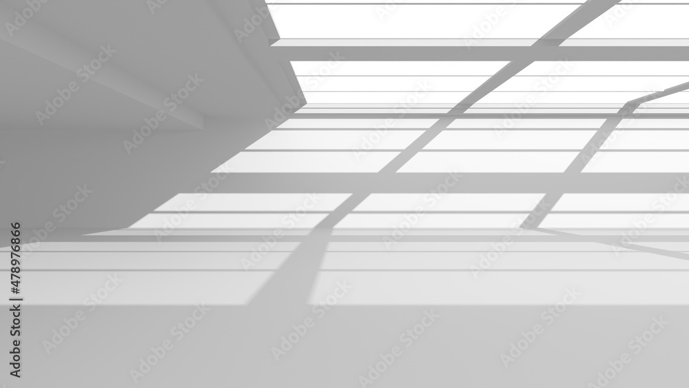 Abstract White Architecture Design Concept Stock Illustration | Adobe Stock