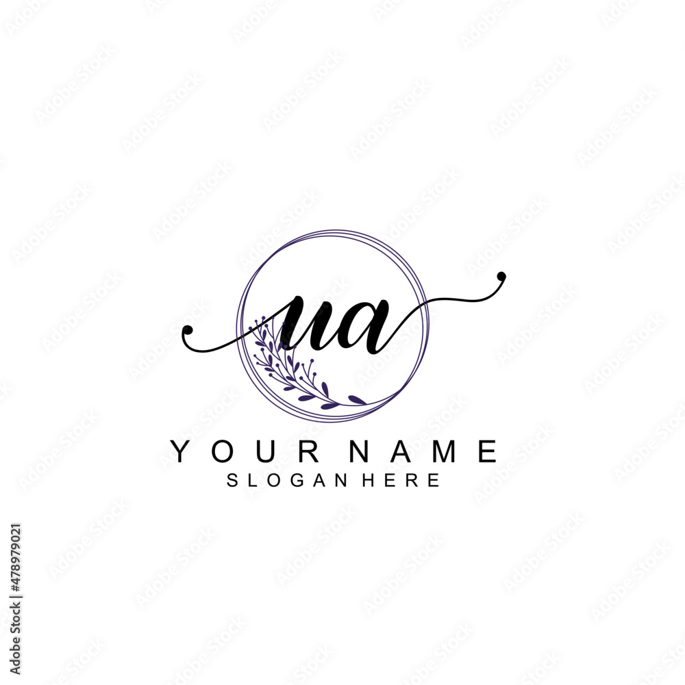 UA initial Luxury logo design collection UA initial Luxury logo design collection