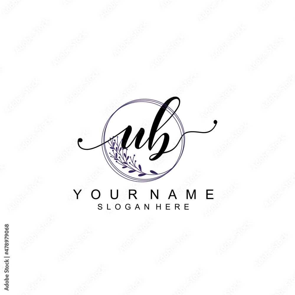 UB initial Luxury logo design collection UB initial Luxury logo design collection