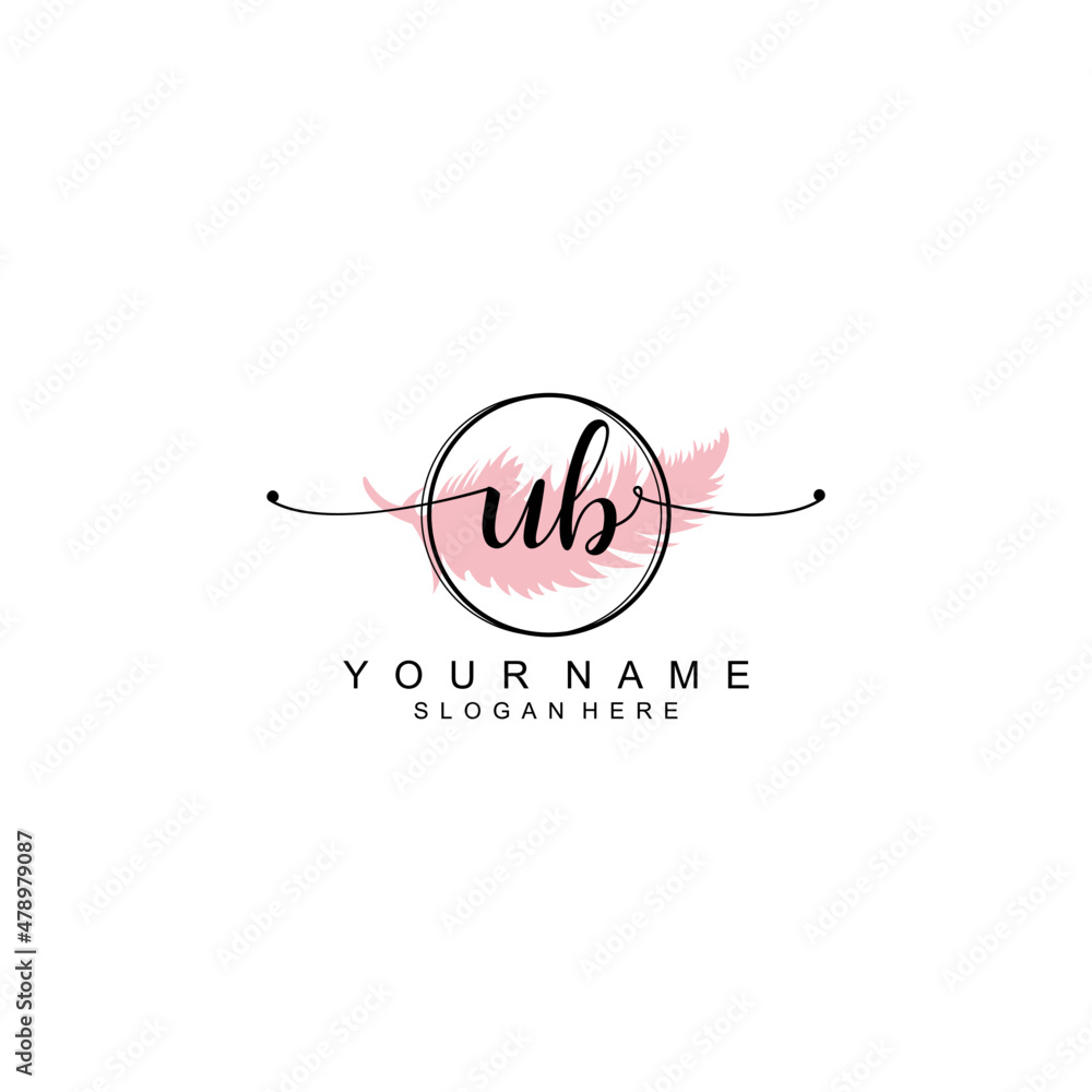 UB initial Luxury logo design collection UB initial Luxury logo design collection