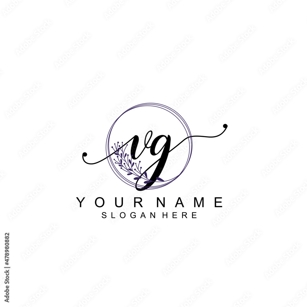 VG initial Luxury logo design collection VG initial Luxury logo design collection