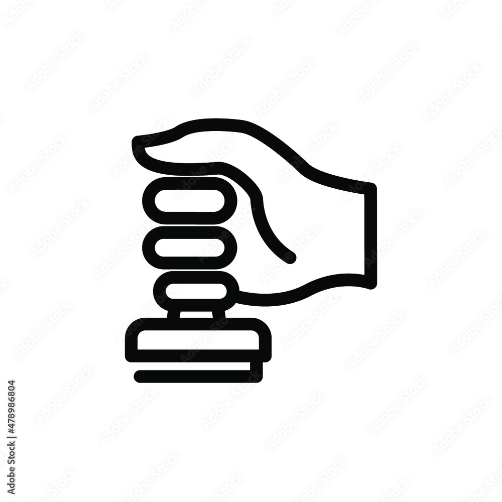 Illustration Vector graphic of stamp icon Illustration Vector graphic of stamp icon